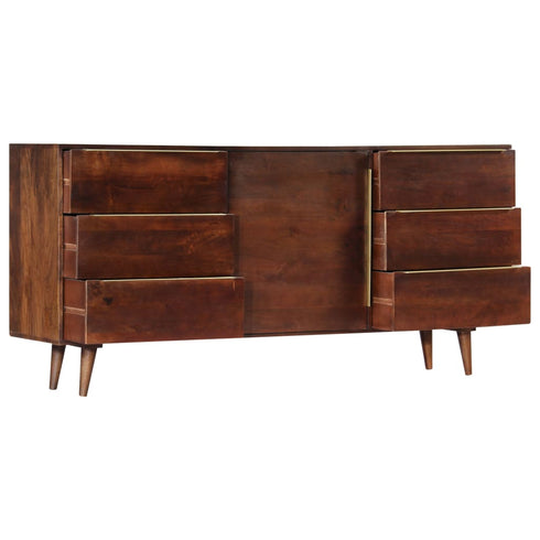 Robinson - Sideboard with 6 Drawers 1750 x 400 x 820 mm Solid Mango Wood
